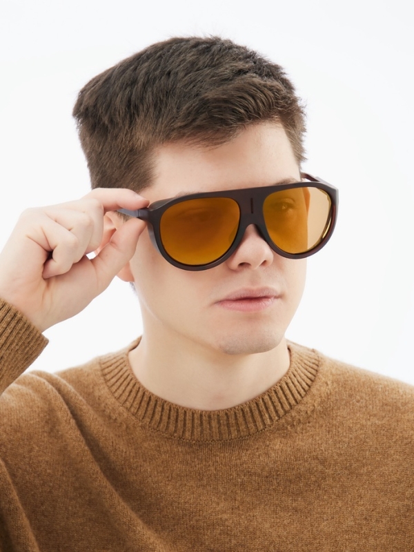 Очки солнцезащитные, uv 400, дужка 14.2 см, ширина линзы 6.2 см