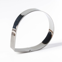 Набор форм для печенья Доляна &laquo;Лепестки розы&raquo;, 4 шт, цвет серебристый