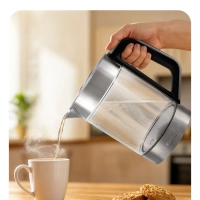 Чайник электрический стеклянный с подсветкой КТ-622 - 1.7 л