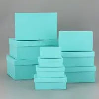 Набор коробок 10 в 1 "Тиффани" 30 х19 х 12 - 12 х 6,5 х 4 см