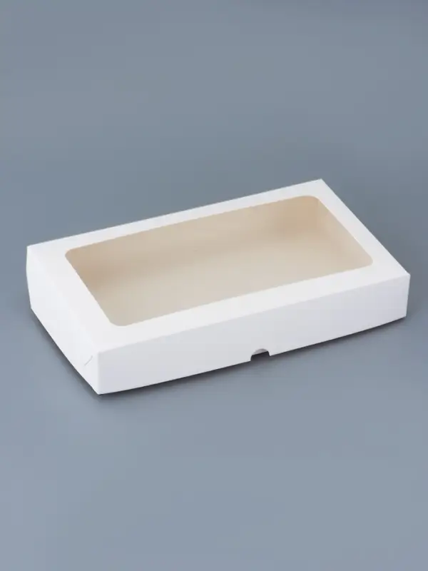 Коробка складная под белая, 26 х 15 х 4 см