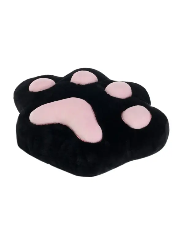 Мягкая игрушка-подушка "Лапка", цвет черный, 30 см 316/30/81