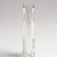Ваза настольная пластик "Вердад" 14х3,5 см, прозрачный