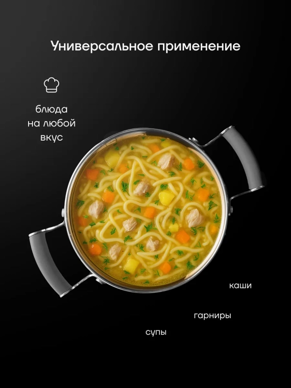 Кастрюля 4 литра Mela для индуции