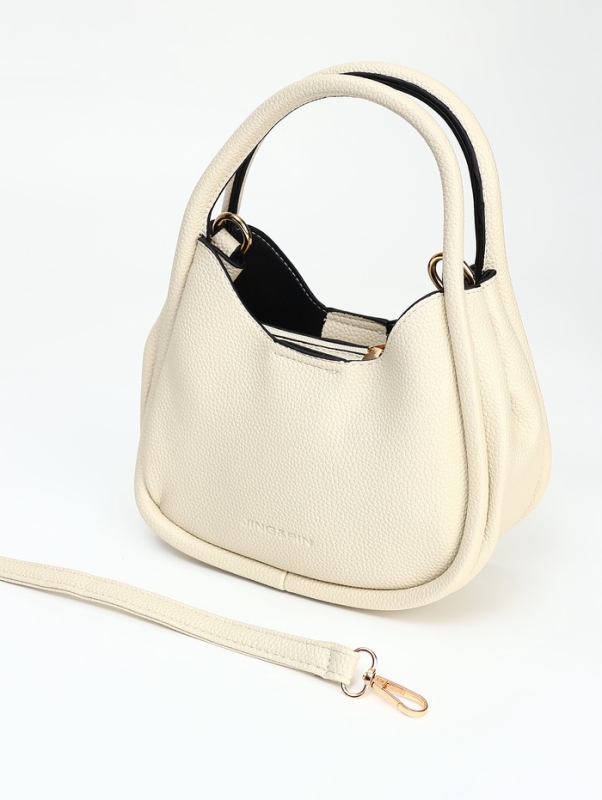 Сумка женская тоут на молнии, цвет белый