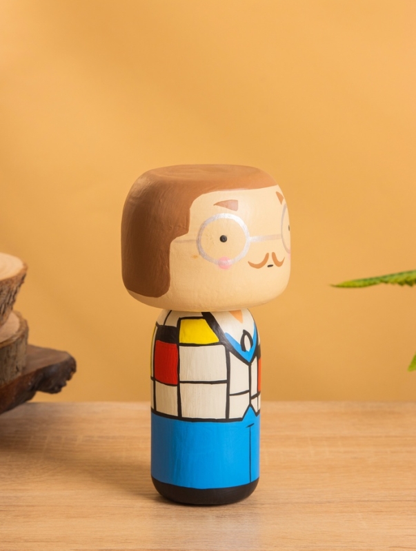 Деревянная кукла кокеши &laquo;Пит&raquo;, 8&times;7.5&times;16 см