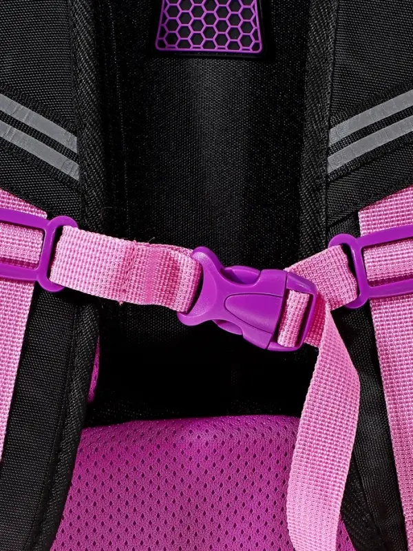 Рюкзак школьный эргоном.спинка Across 194 37*28*12 дев + пен, меш, папка 25-369-7