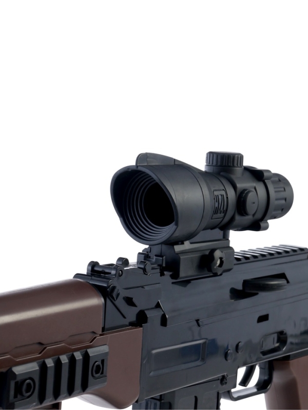 Автомат "АК-47", стреляем мягкими пулями с гильзами