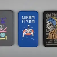 Аккумулятор Uniscend Starry с подсветкой, 5000 мАч, черный