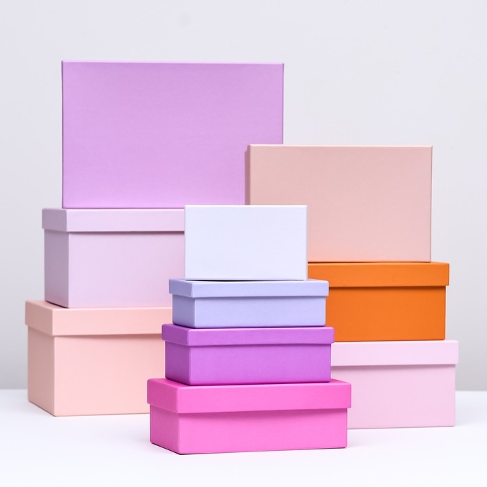 Набор коробок 10 в 1 &laquo;Палитра мечты&raquo;, 32.5 &times; 20 &times; 12.5 - 12&times;7&times;4 см