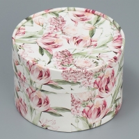 Коробка подарочная, упаковка, &laquo;Цветы&raquo;, 13 х 8.5 см