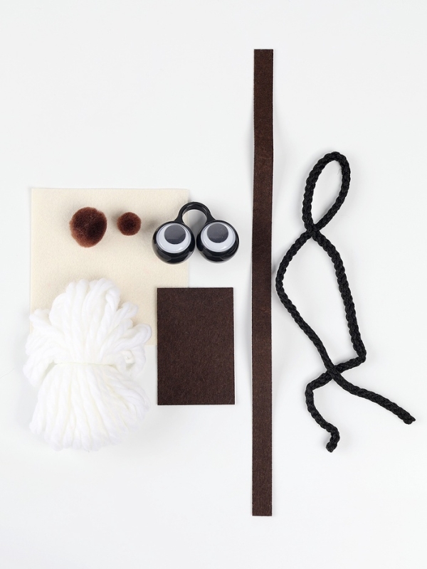 Набор для творчества: создание игрушки и раскраска "Веселые животные"