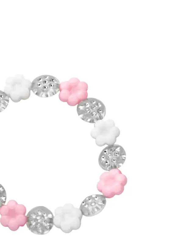 Браслет детский &laquo;Выбражулька&raquo; цветочки нежные, цвет бело-розовый