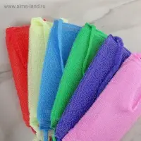 Мочалка для тела Доляна &laquo;Банная&raquo;, 14&times;33 см, МИКС