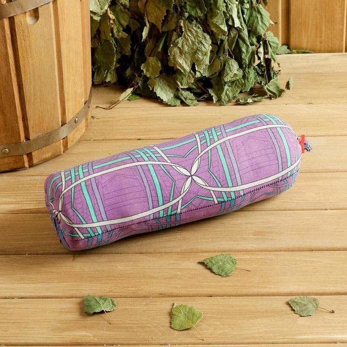 Валик со стружкой можжевельника, сувенирная, 10&times;28 см, микс