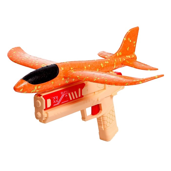 Пистолет &laquo;Аэродром&raquo;, стреляет самолетом, цвета МИКС