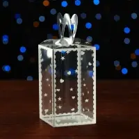 Складная прозрачная коробка из PVC, для упаковки подарков, &laquo;Сердце&raquo;, 12&times;7&times;7 см