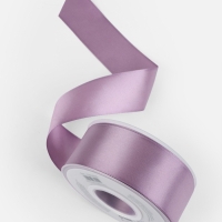 Лента атласная двухсторонняя №0434 38мм*25&plusmn;1м сиреневый TR