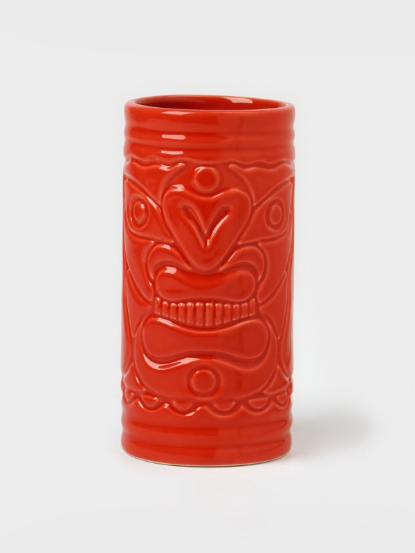 Стакан для коктейлей "Тики остров" красный