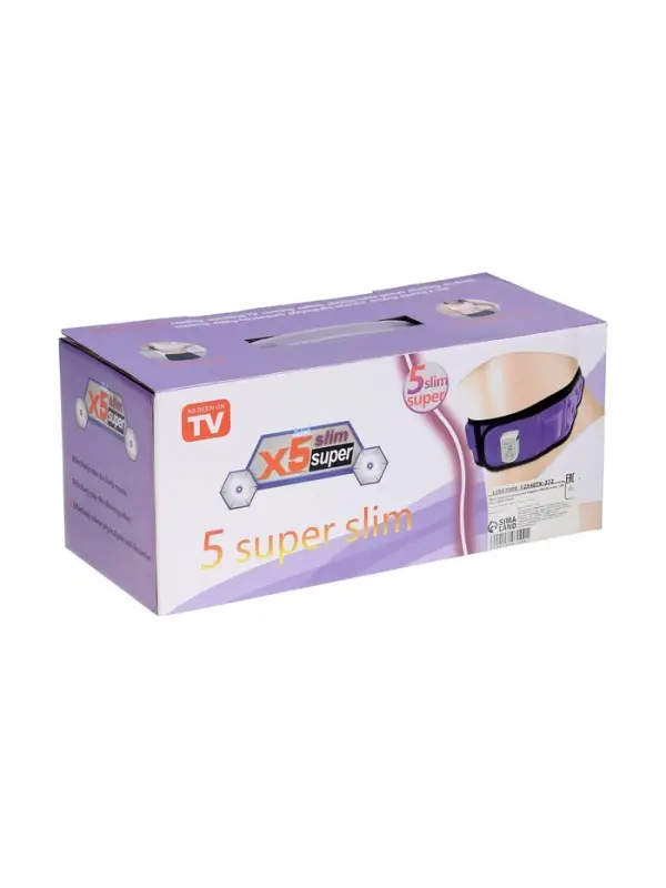 Массажер для похудения LEM-09, пояс, 128 см, 220 В, синий