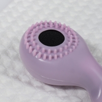 Щётка для умывания &laquo;Кит&raquo;, силиконовая и поролоновая, 9,8 см, цвет МИКС