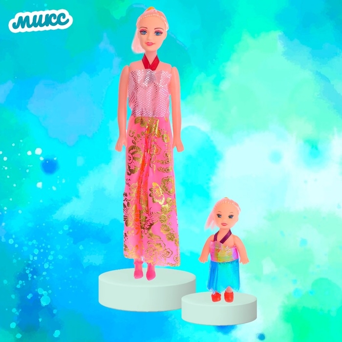 Кукла-модель &laquo;Каролина&raquo; с малышкой, МИКС
