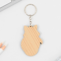 Брелок для ключей деревянный &laquo;Лиса&raquo;, 5 х 6 см