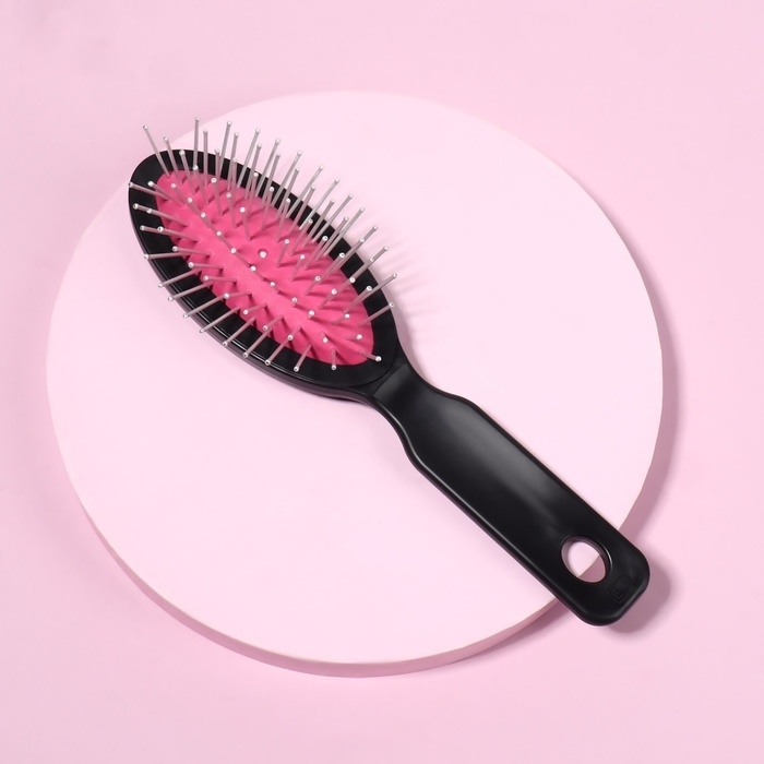 Расчёска массажная, 4 &times; 17 см, цвет МИКС