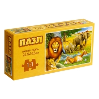 Пазл &laquo;Обитатели саванны&raquo;, 80 деталей