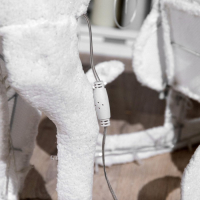 Светодиодная фигура &laquo;Олень&raquo;, 56 &times; 76 &times; 15 см, текстиль, металл, 220 В, свечение тёплое белое