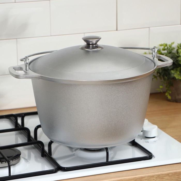 Котел походный, 8 л, алюминиевая крышка