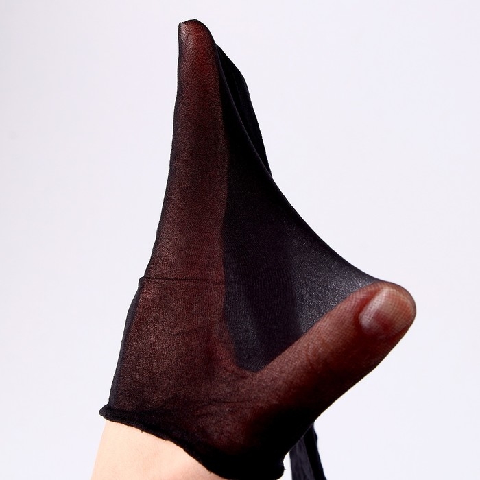 Капрон для кукол и цветов, набор 4 шт., размер 1 шт. &mdash; 45 &times; 6 см, цвет чёрный