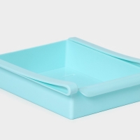 Полка подвесная в холодильник, 22&times;20&times;7 см, цвет МИКС