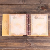 Родословная книга с рамкой под фото &laquo;Семейная&raquo;, 21,5 х 23,7 см.