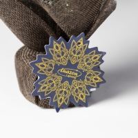 Светодиодная фигура &laquo;Ёлка с ягодами&raquo;, 10 &times; 33 &times; 7 см, пластик, батарейки CR2032х2 (в комплекте), свечение тёплое белое