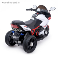 Электромобиль &laquo;Супер Байк&raquo;, USB, свет, цвет красный