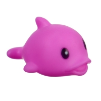 Набор резиновых игрушек для ванны &laquo;Поймай дельфина&raquo;, 8 см, с пищалкой, 6 шт, сачок, Крошка Я