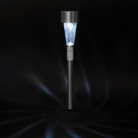 Садовый светильник на солнечной батарее &laquo;Трапеция&raquo;, 5.3 &times; 38 &times; 5.3 см, 1 LED, свечение белое