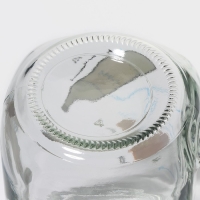 Набор кружек стеклянных Доляна &laquo;Летняя прохлада&raquo;, 2 предмета: 2 кружки с крышками и трубочками 450 мл