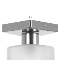 Светильник 91309/1 E27 40Вт хром 12х12х17 см