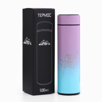 Термос, 500 мл, Basic "Мастер К", с ситечком, с датчиком температуры, сохраняет тепло 8 ч