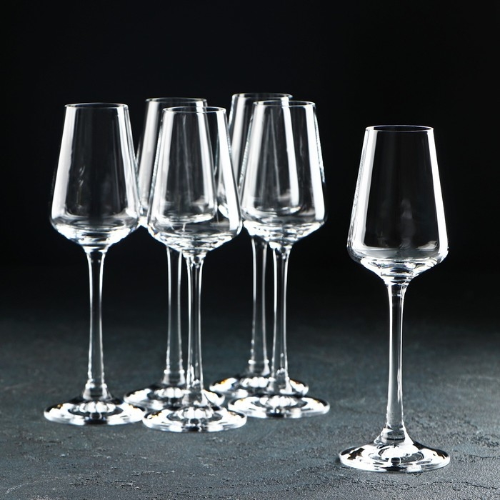 Набор рюмок &laquo;Сандра&raquo;, 65 мл, 6 шт