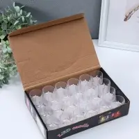 Светодиодная свеча LED "Свеча" 3хLR1130, прозрачный, перламутр 3,7х3,7х4,5 см