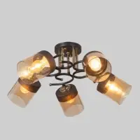 Люстра "Элла" 5хЕ27 40Вт черный 70х70х27 см