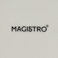 Салатник фарфоровый Magistro &laquo;Церера&raquo;, 400 мл, d=16,2 см, цвет оранжевый