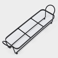 Набор дозаторов для ванной "Геометрия", 3 предмета с подставкой