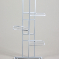 Подставка для цветов Greengo, 5 полок, 44 &times; 22 &times; 95 см, напольная, металл, белая