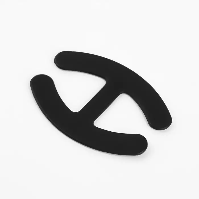 Набор фиксаторов для бретелей, 4.5&times;3.4 см, 3 шт., чёрный, белый, бежевый