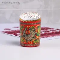 Форма бумажная для кулича &laquo;Хохлома&raquo;, 70&times;85 мм, МИКС