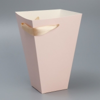 Переноска для цветов на лентах &laquo;Расцветай&raquo;, 17 х 25 х 9 см